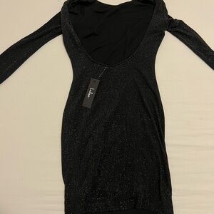 Elegant Black Sparkle Dress